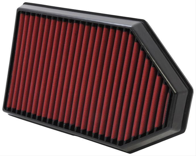 Aem Induction Air Filter Element - Dryflow - Panel - 14.438 x 9.125 in - 1.75 in Tall - Synthetic - Red - Dodge