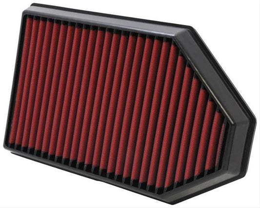 Aem Induction Air Filter Element - Dryflow - Panel - 14.438 x 9.125 in - 1.75 in Tall - Synthetic - Red - Dodge