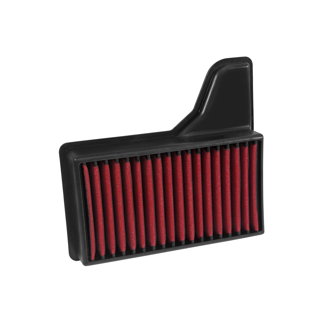 Aem Induction Air Filter Element - DryFlow - Panel - 11.344 x 10.375 in - 2.281 in Tall - Synthetic - Red - Ford