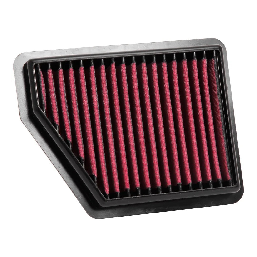 Aem Induction Air Filter Element - DryFlow - Panel - 9.281 in x 7.219 in - 1.5 in Tall - Synthetic - Red - Honda Civic
