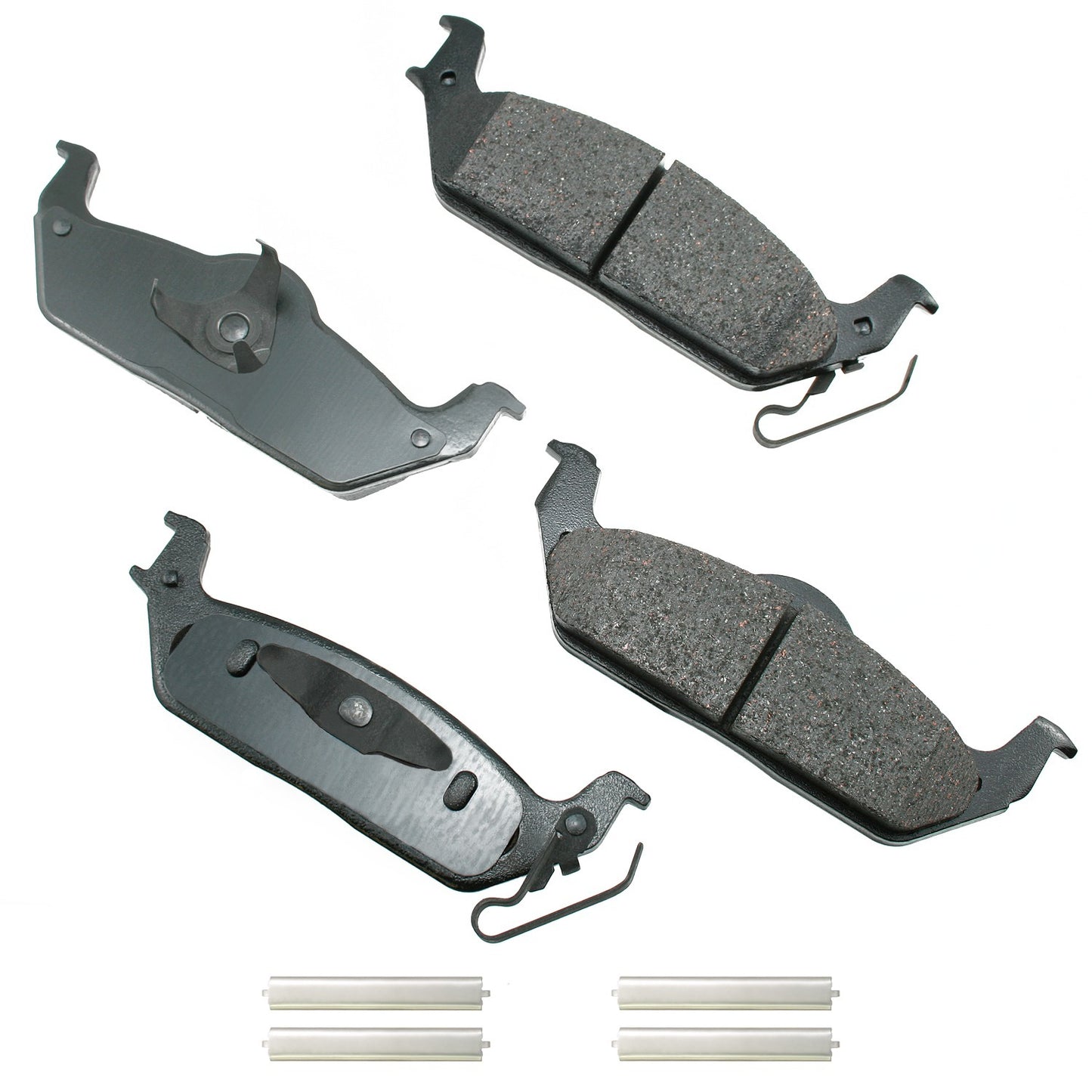 Akebono Brake Corporation Brake Pads - ProAct Ultra-Premium - Rear - 17.7 mm Thick - Ford Fullsize Truck 2004-11 - Set