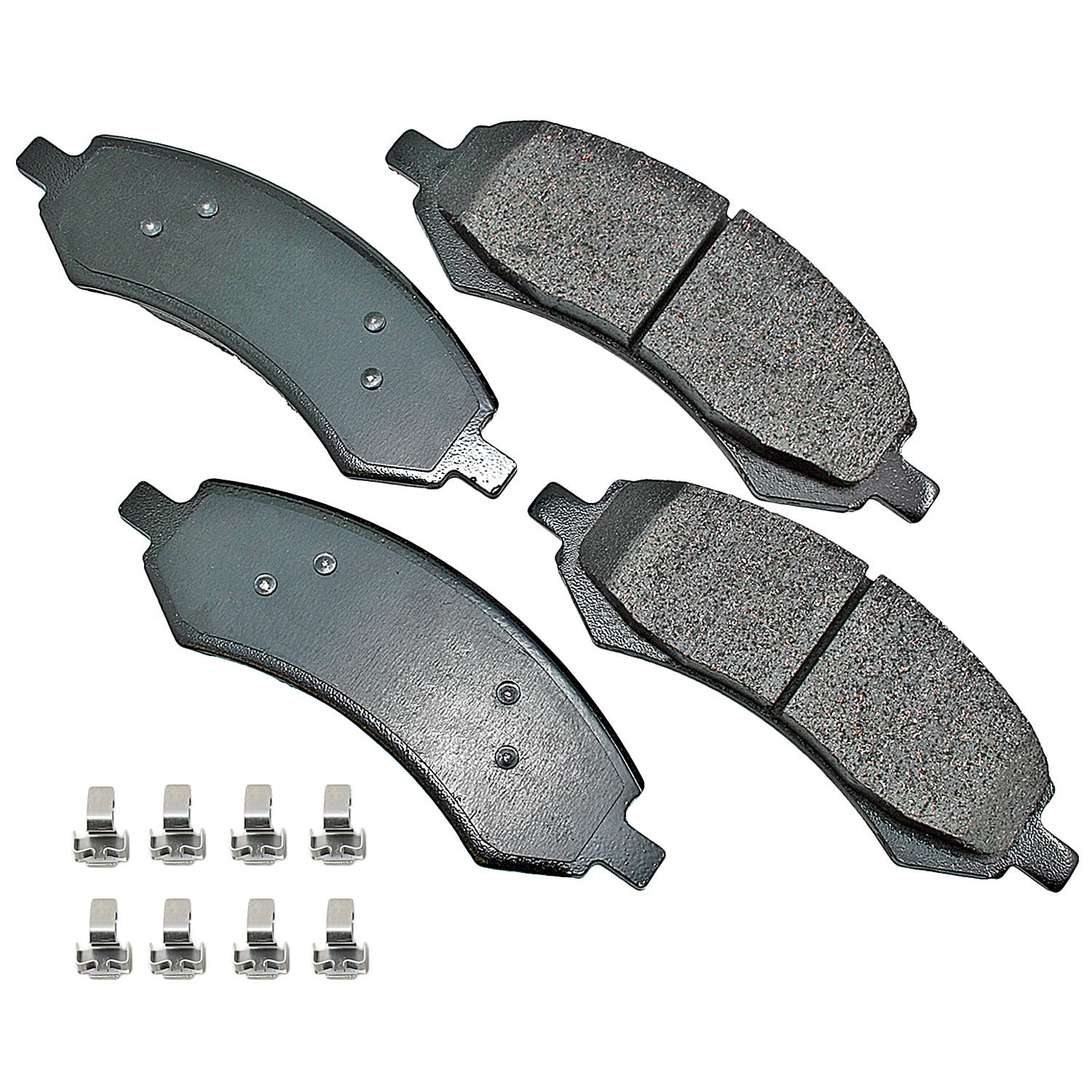 Akebono Brake Corporation Brake Pads - ProAct Ultra-Premium - Front - 18 mm Thick - Dodge / Chrysler / Mitsubishi