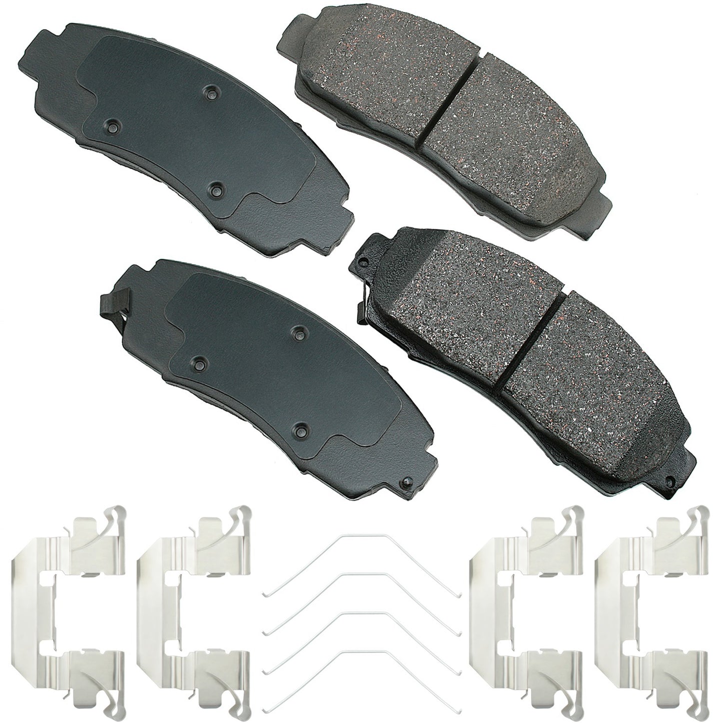 Akebono Brake Corporation Brake Pads - ProAct Ultra-Premium - Front - 17.8 mm Thick - Acura / Honda / Subaru 2005-24 -