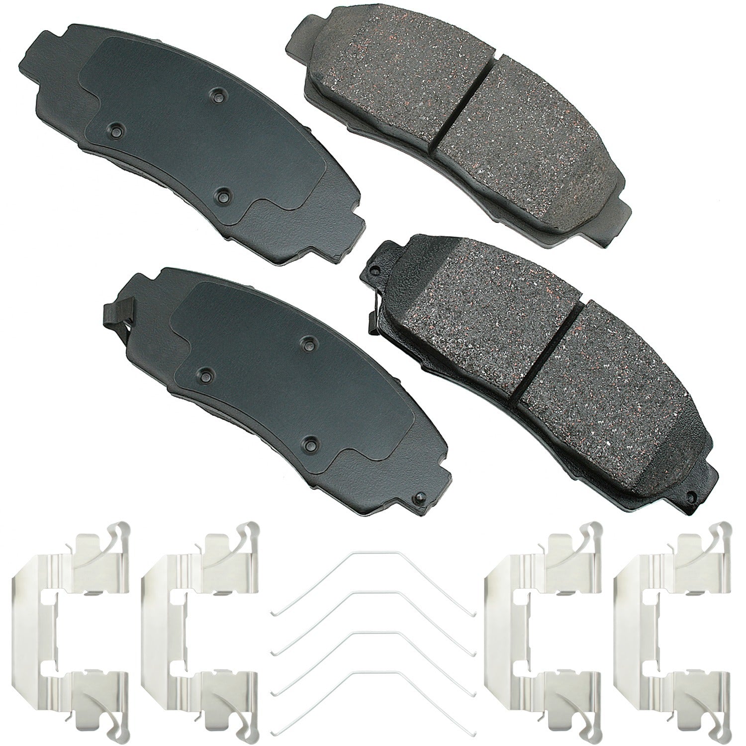 Akebono Brake Corporation Brake Pads - ProAct Ultra-Premium - Front - 17.8 mm Thick - Acura / Honda / Subaru 2005-24 -