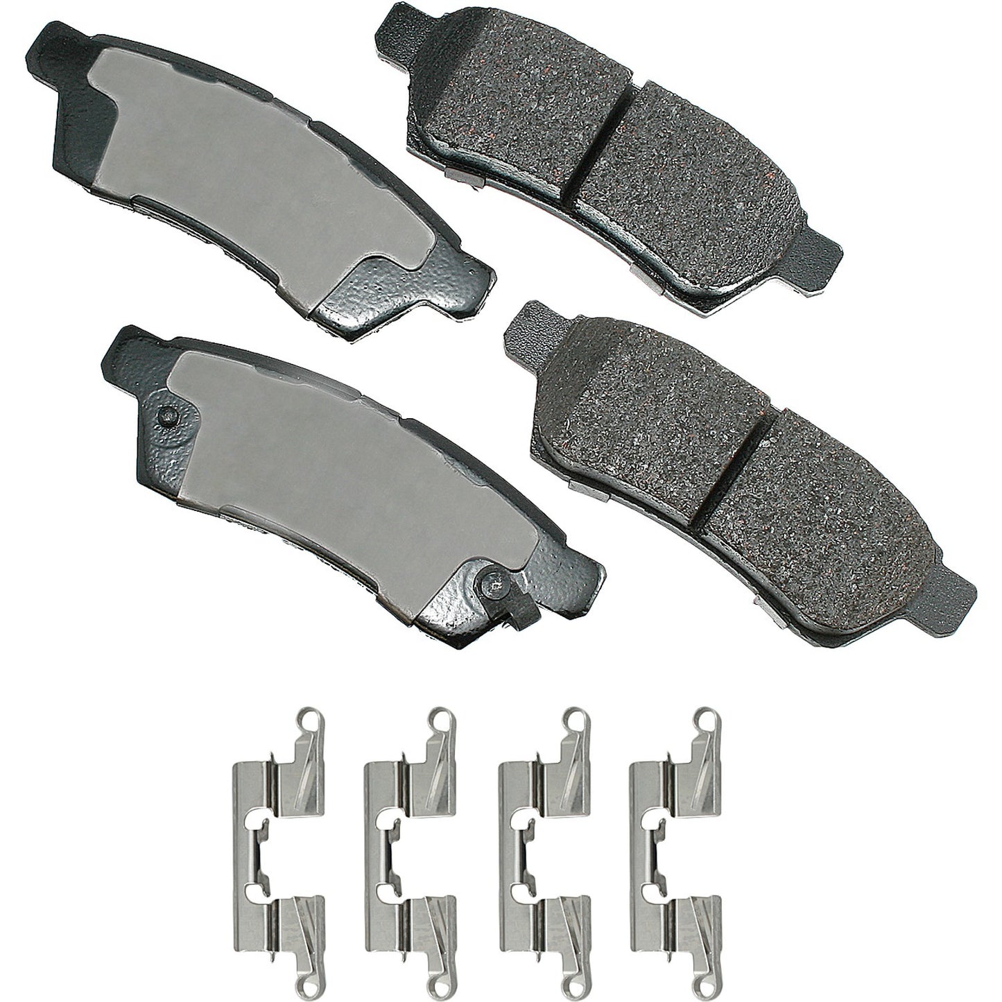 Akebono Brake Corporation Brake Pads - ProAct Ultra-Premium - Rear - 15.9 mm Thick - Nissan / Suzuki 2005-2024 - Set