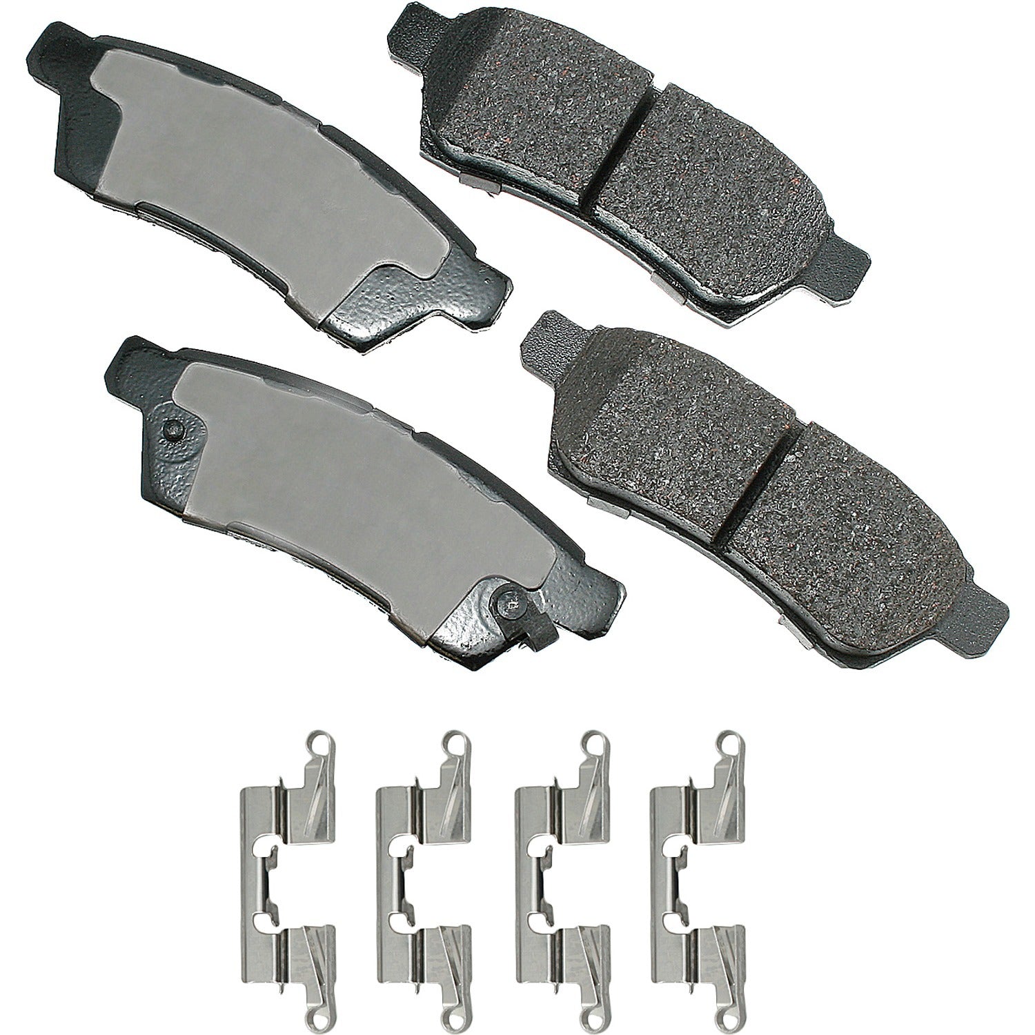Akebono Brake Corporation Brake Pads - ProAct Ultra-Premium - Rear - 15.9 mm Thick - Nissan / Suzuki 2005-2024 - Set