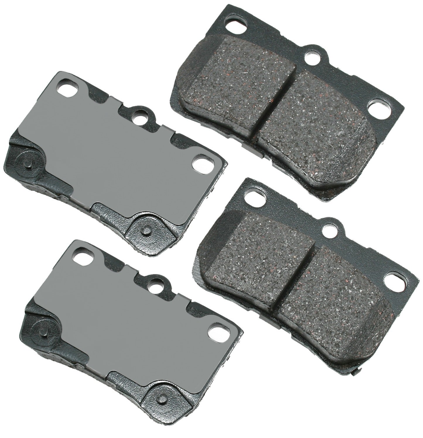 Akebono Brake Corporation Brake Pads - ProAct Ultra-Premium - Rear - 15.4 mm Thick - Lexus GS 2006-11 - Set of 4