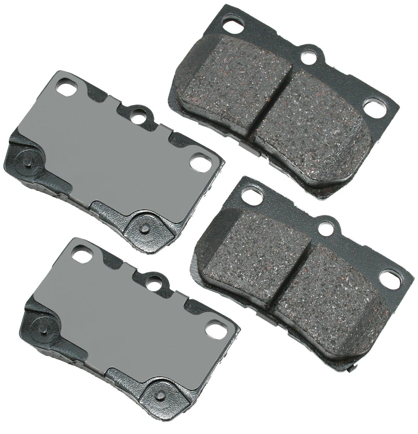 Akebono Brake Corporation Brake Pads - ProAct Ultra-Premium - Rear - 15.4 mm Thick - Lexus GS 2006-11 - Set of 4
