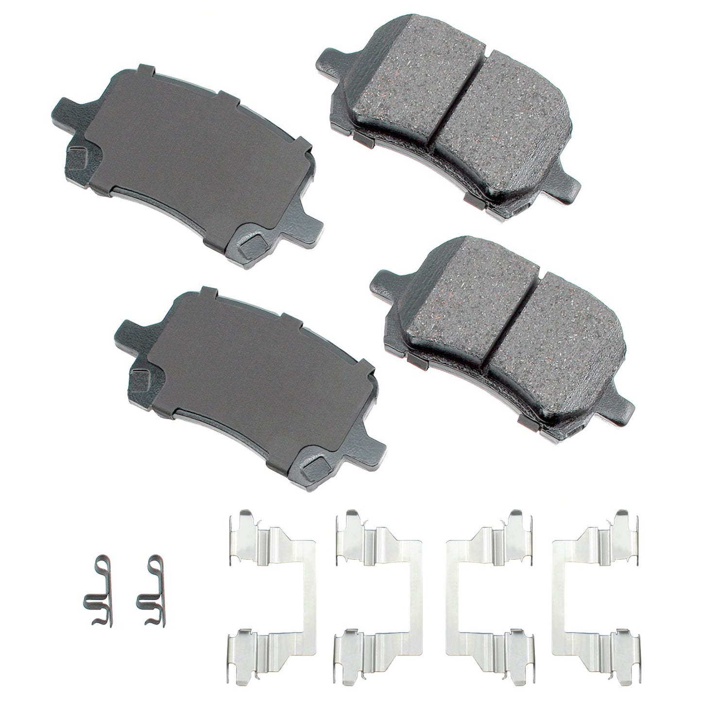 Akebono Brake Corporation Brake Pads - ProAct Ultra-Premium - Front - Pontiac / Chevrolet 2006-2012 - Set of 4