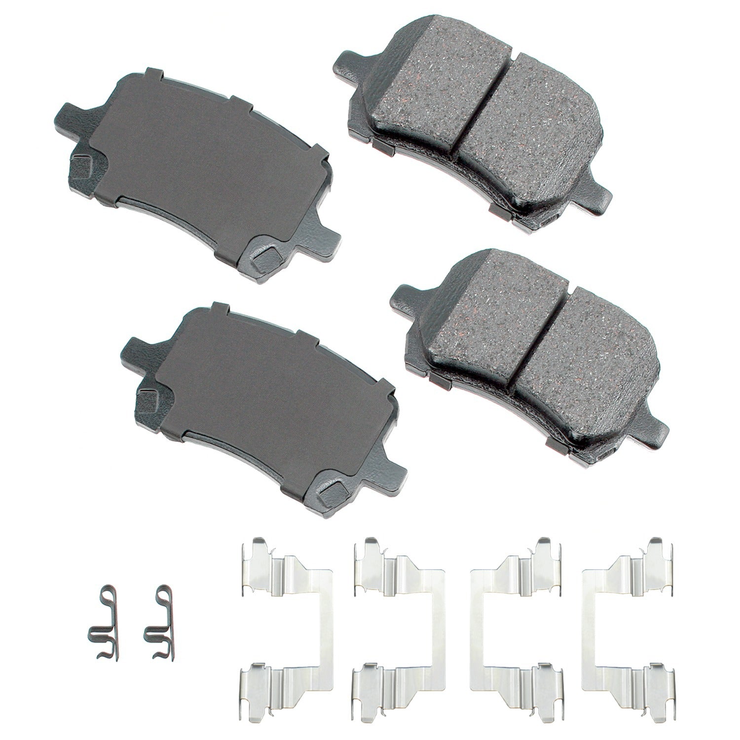 Akebono Brake Corporation Brake Pads - ProAct Ultra-Premium - Front - Pontiac / Chevrolet 2006-2012 - Set of 4