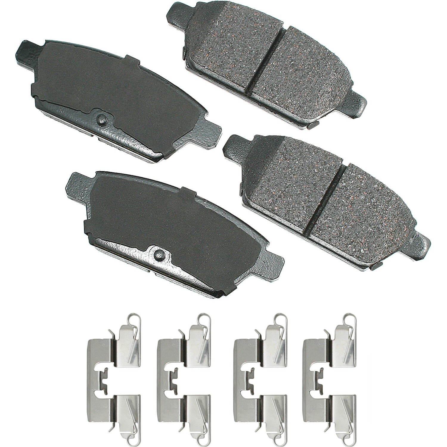 Akebono Brake Corporation Brake Pads - ProAct Ultra-Premium - Rear - 14.4 mm Thick - Ford / Lincoln / Mercury / Mazda
