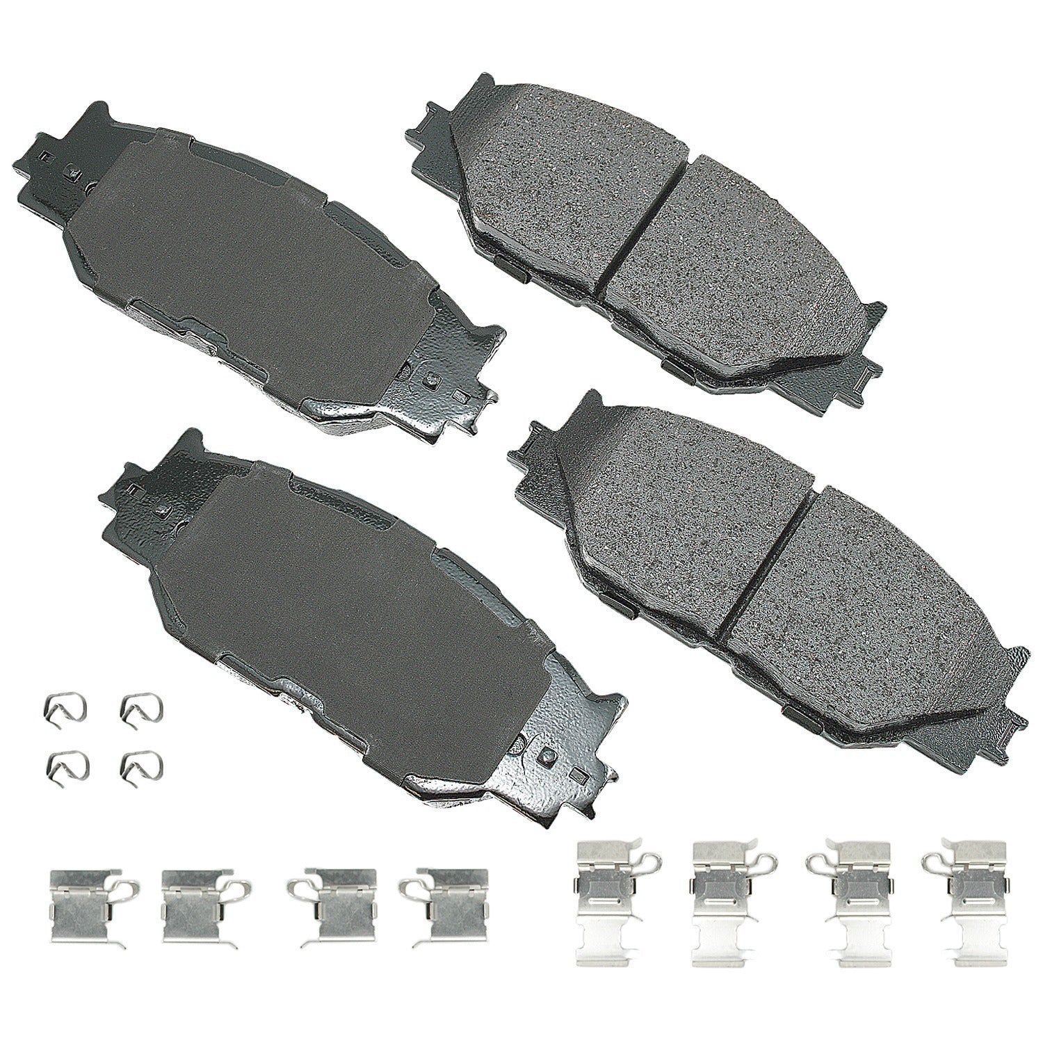 Akebono Brake Corporation Brake Pads - ProAct Ultra-Premium - Front - Lexus IS250 2006-15 - Set of 4
