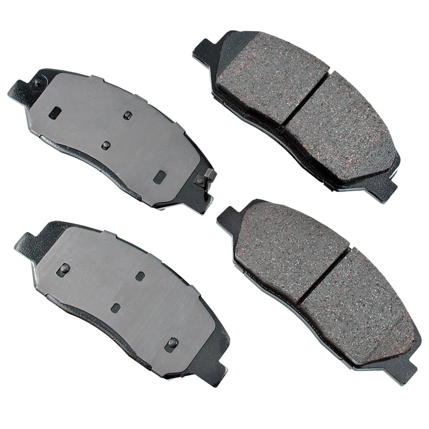 Akebono Brake Corporation Brake Pads - ProAct Ultra-Premium - Front - Hyundai Santa Fe 2007-19 - Set of 4