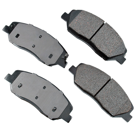 Akebono Brake Corporation Brake Pads - ProAct Ultra-Premium - Front - Hyundai Santa Fe 2007-19 - Set of 4