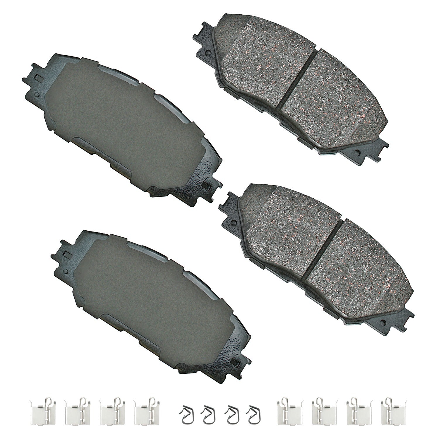 Akebono Brake Corporation Brake Pads - ProAct Ultra-Premium - Front - Lexus / Toyota / Scion / Pontiac 2006-2019 - Set