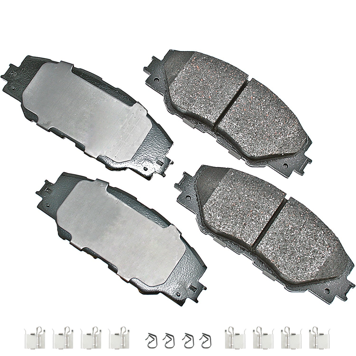 Akebono Brake Corporation Brake Pads - ProAct Ultra-Premium - Front - Toyota / Scion / Pontiac 2006-20 - Set of 4