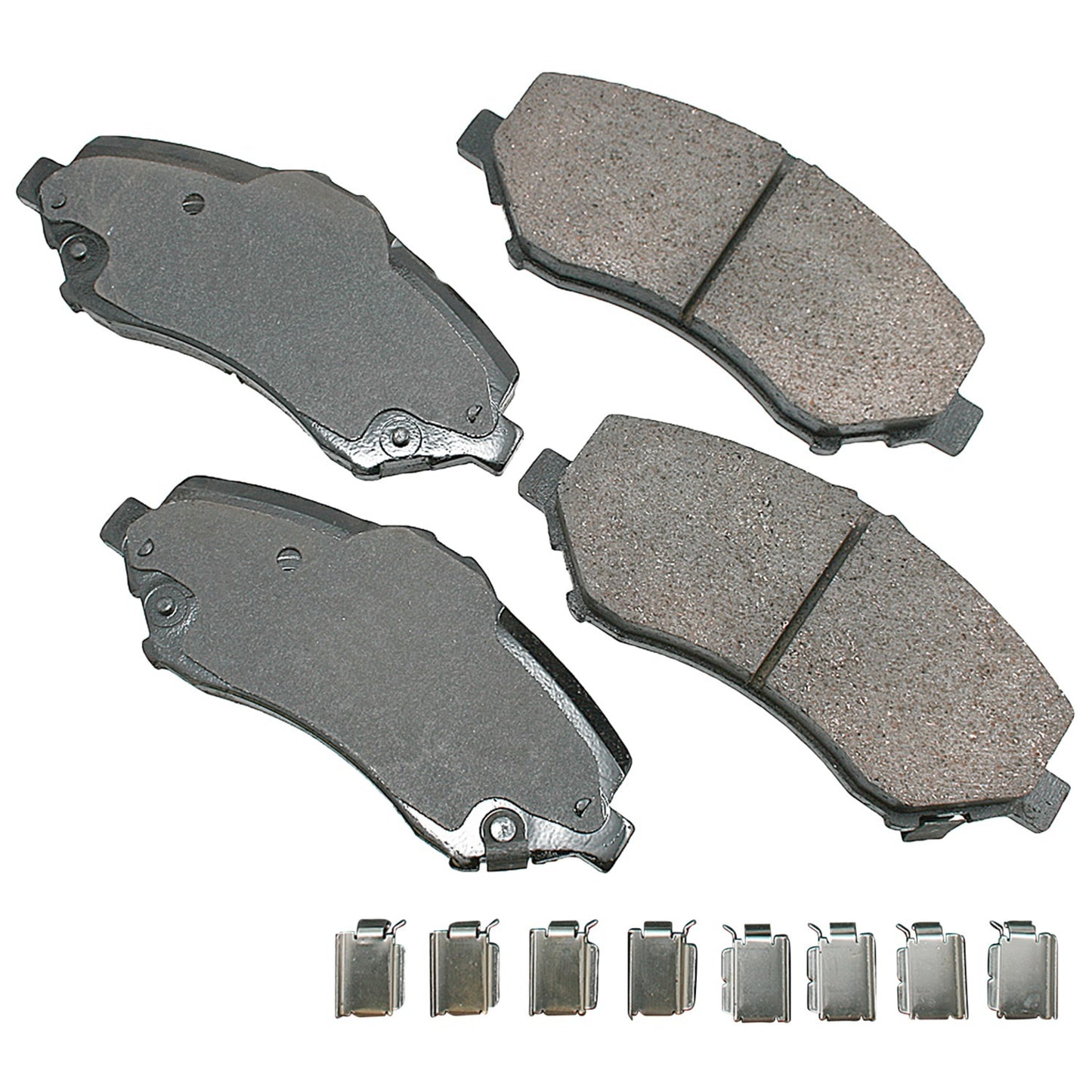 Akebono Brake Corporation Brake Pads - ProAct Ultra-Premium - Front - 16.5 mm Thick - Jeep / Mopar / Volkswagen - Set