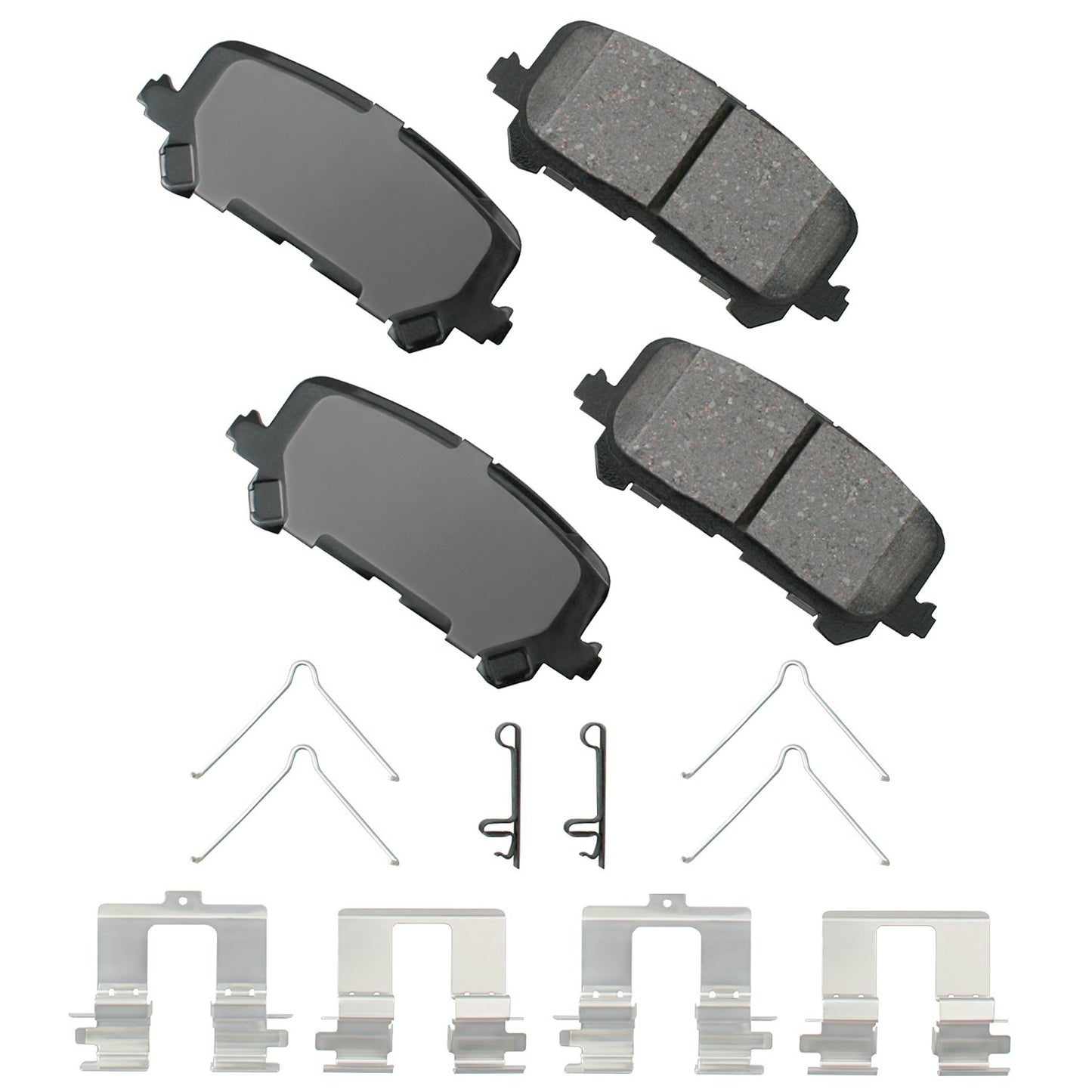 Akebono Brake Corporation Brake Pads - ProAct Ultra-Premium - Rear - 15.5 mm Thick - Various Honda Applications