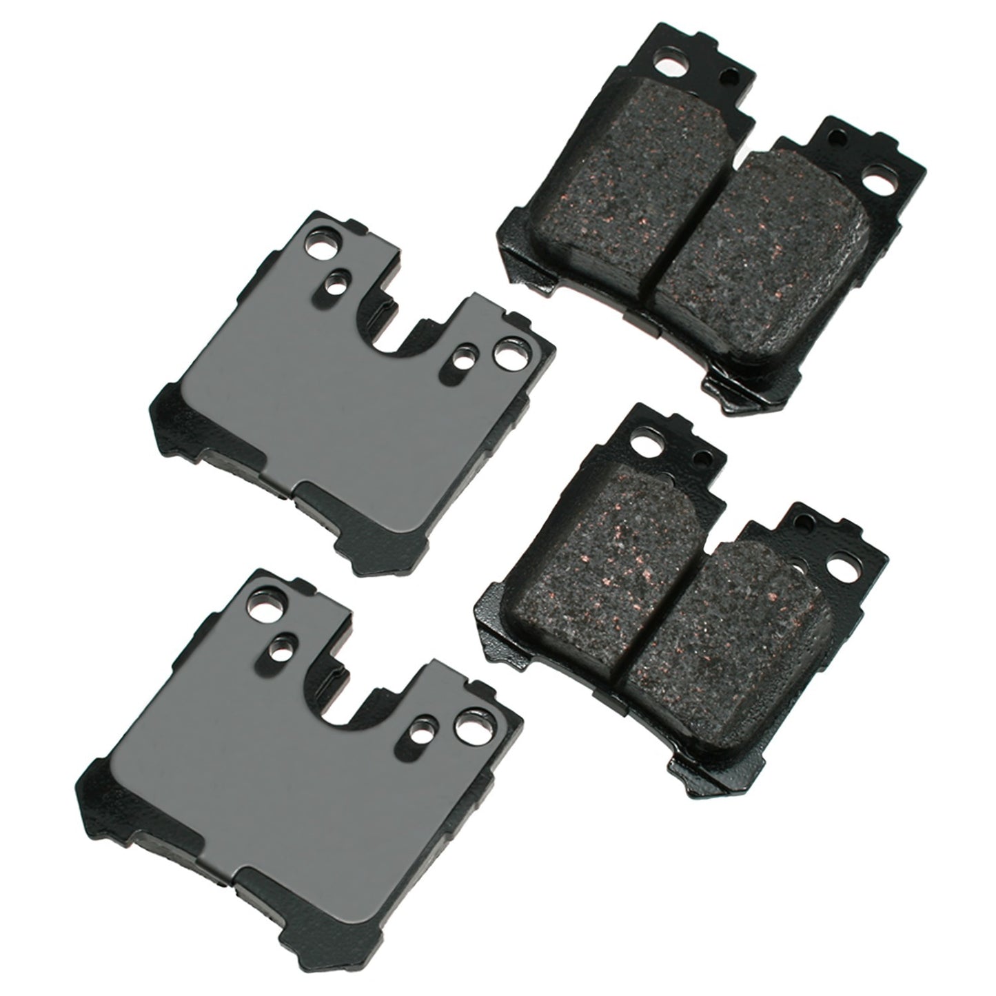Akebono Brake Corporation Brake Pads - ProAct Ultra-Premium - Rear - Lexus LS460 / LS500 2007-23 - Set of 4