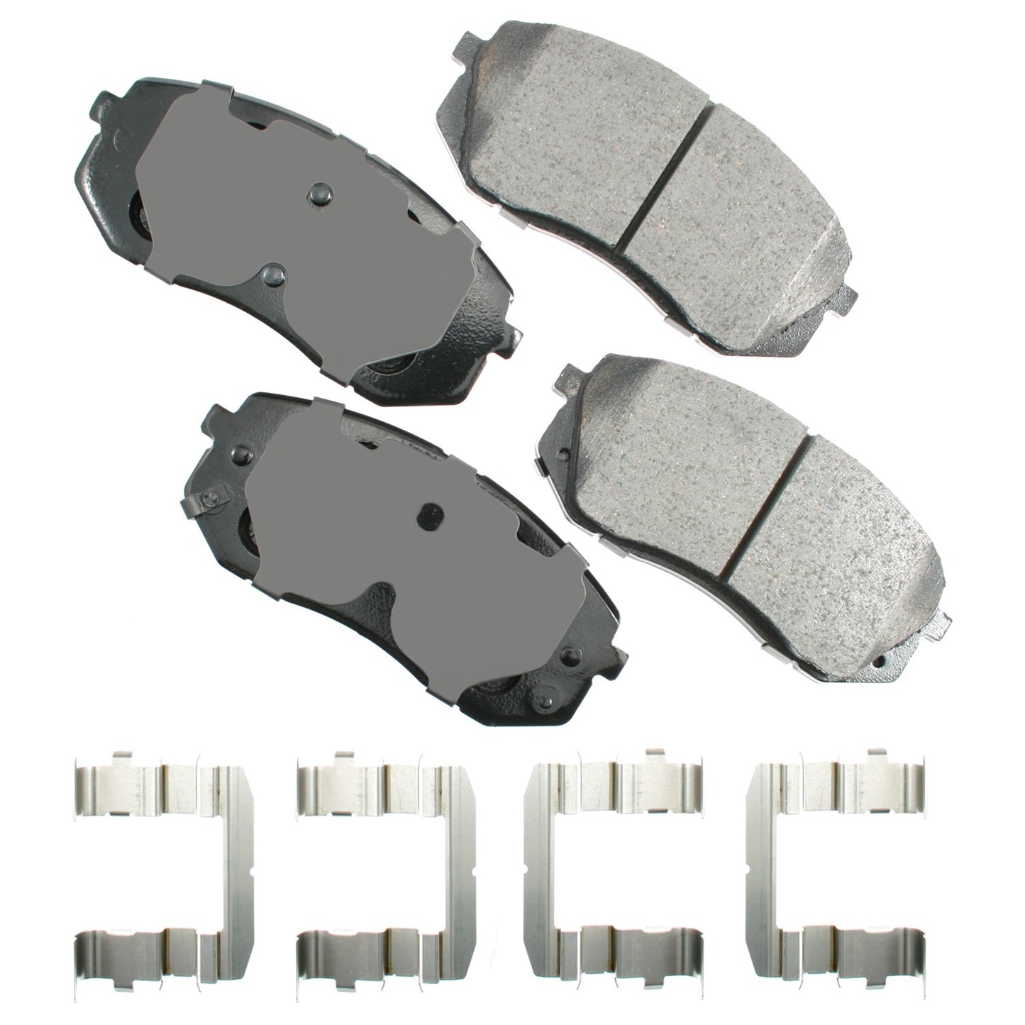 Akebono Brake Corporation Brake Pads - ProAct Ultra-Premium - Front - Hyundai Sonata 2015 / Tucson 2010-15 / Kia