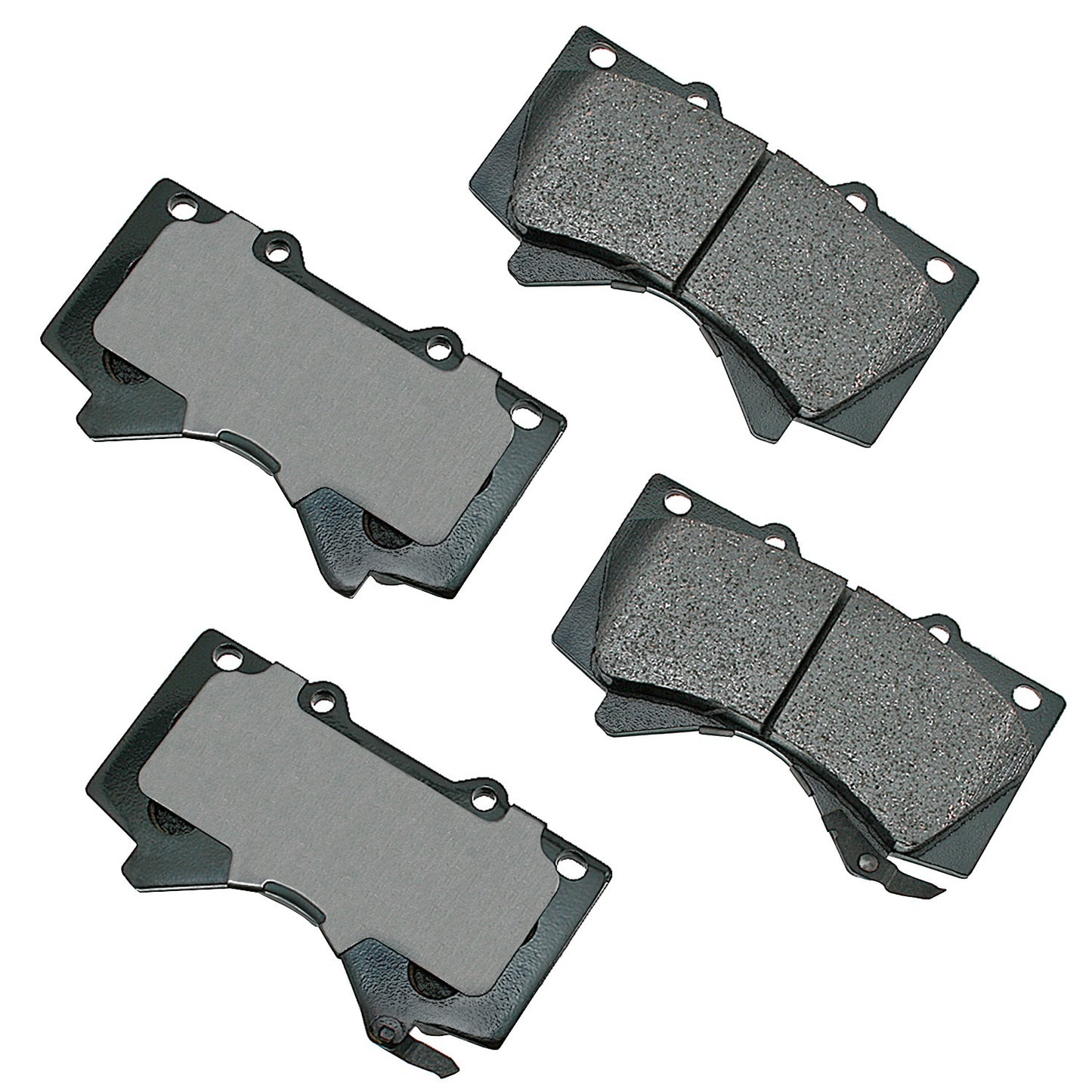 Akebono Brake Corporation Brake Pads - ProAct Ultra-Premium - Front - 17.9 mm Thick - Lexus LX570 2008-21 / Toyota