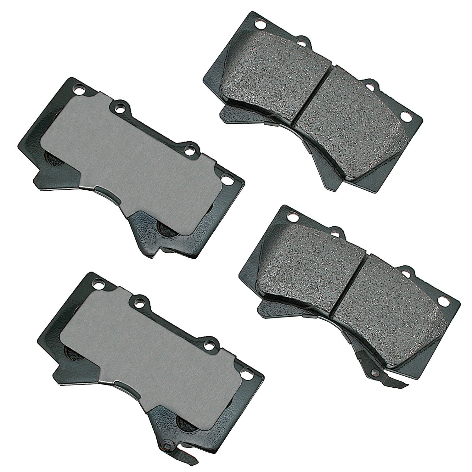 Akebono Brake Corporation Brake Pads - ProAct Ultra-Premium - Front - 17.9 mm Thick - Lexus LX570 2008-21 / Toyota