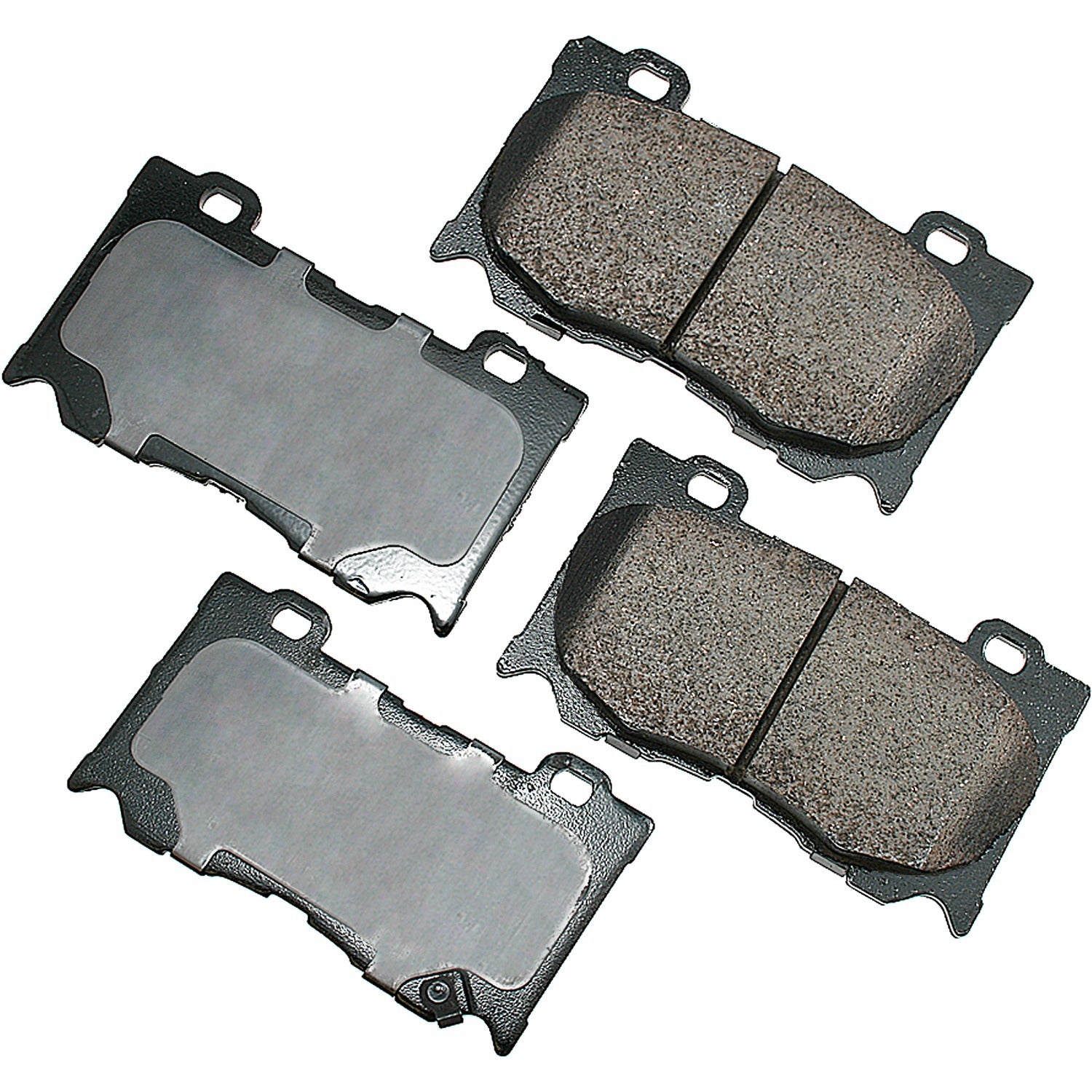 Akebono Brake Corporation Brake Pads - ProAct Ultra-Premium - Front - 15.9 mm Thick - Infiniti FX50 2009-13 / G37