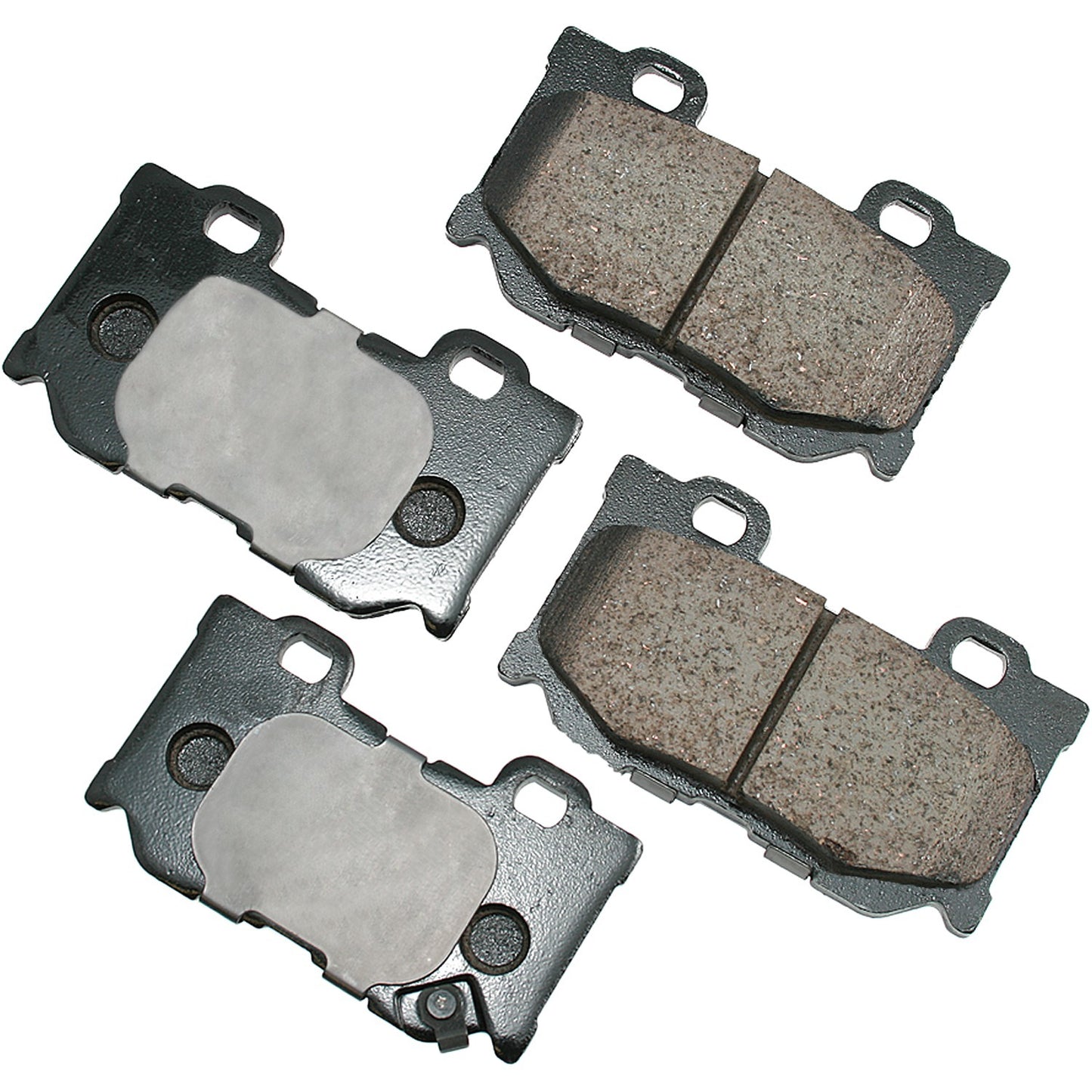 Akebono Brake Corporation Brake Pads - ProAct Ultra-Premium - Rear - 13.8 mm Thick - Infiniti 2008-2016 - Set of 4