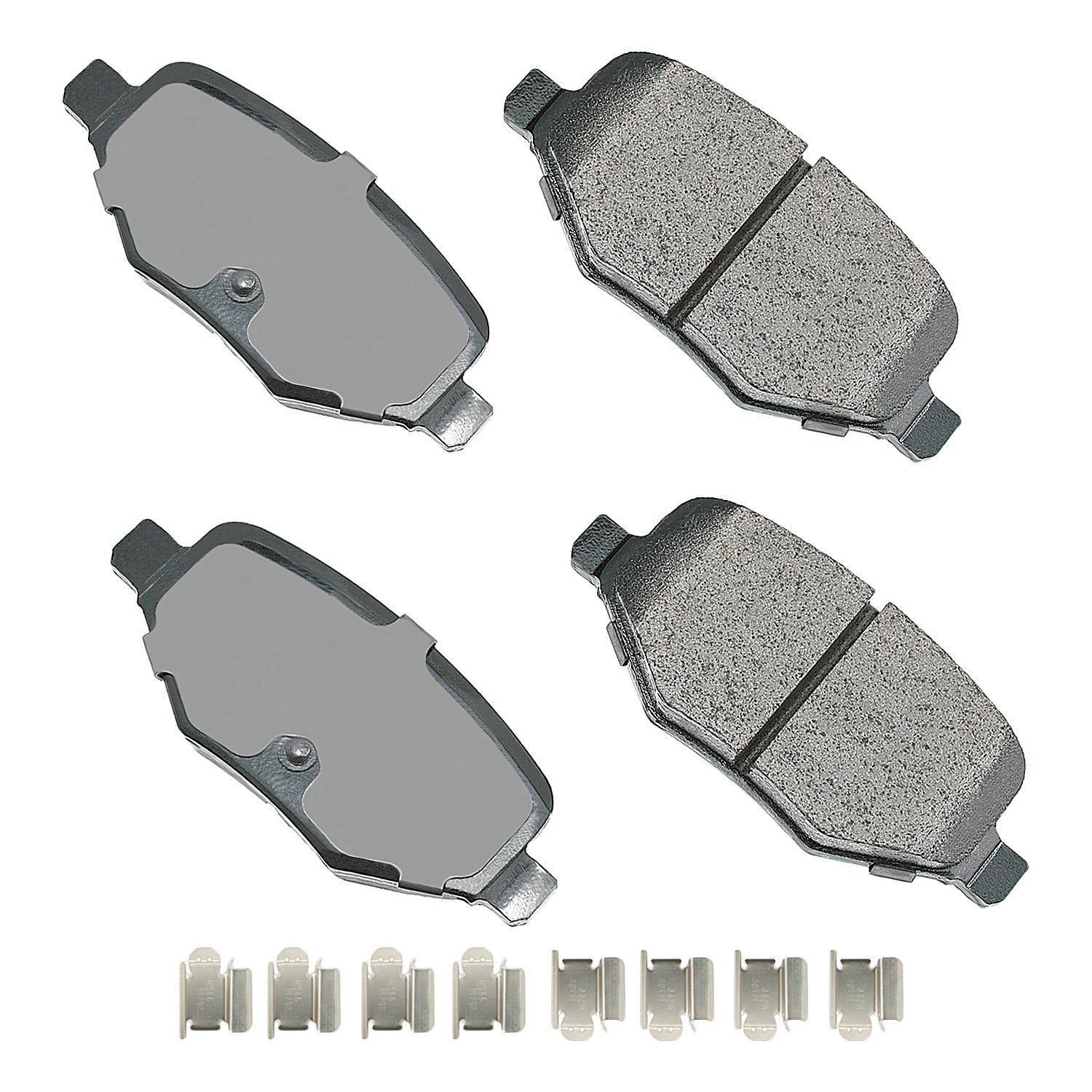 Akebono Brake Corporation Brake Pads - ProAct Ultra-Premium - Rear - Ford Midsize SUV 2009-19 - Set of 4