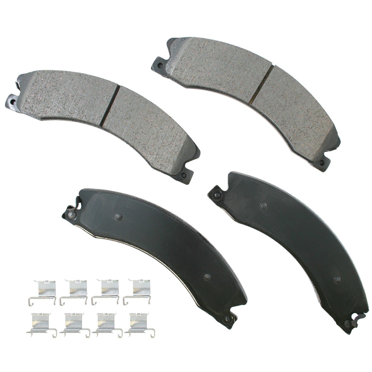 Akebono Brake Corporation Brake Pads - ProAct Ultra-Premium - Front / Rear - GM Fullsize Truck 2011-19 - Set of 4