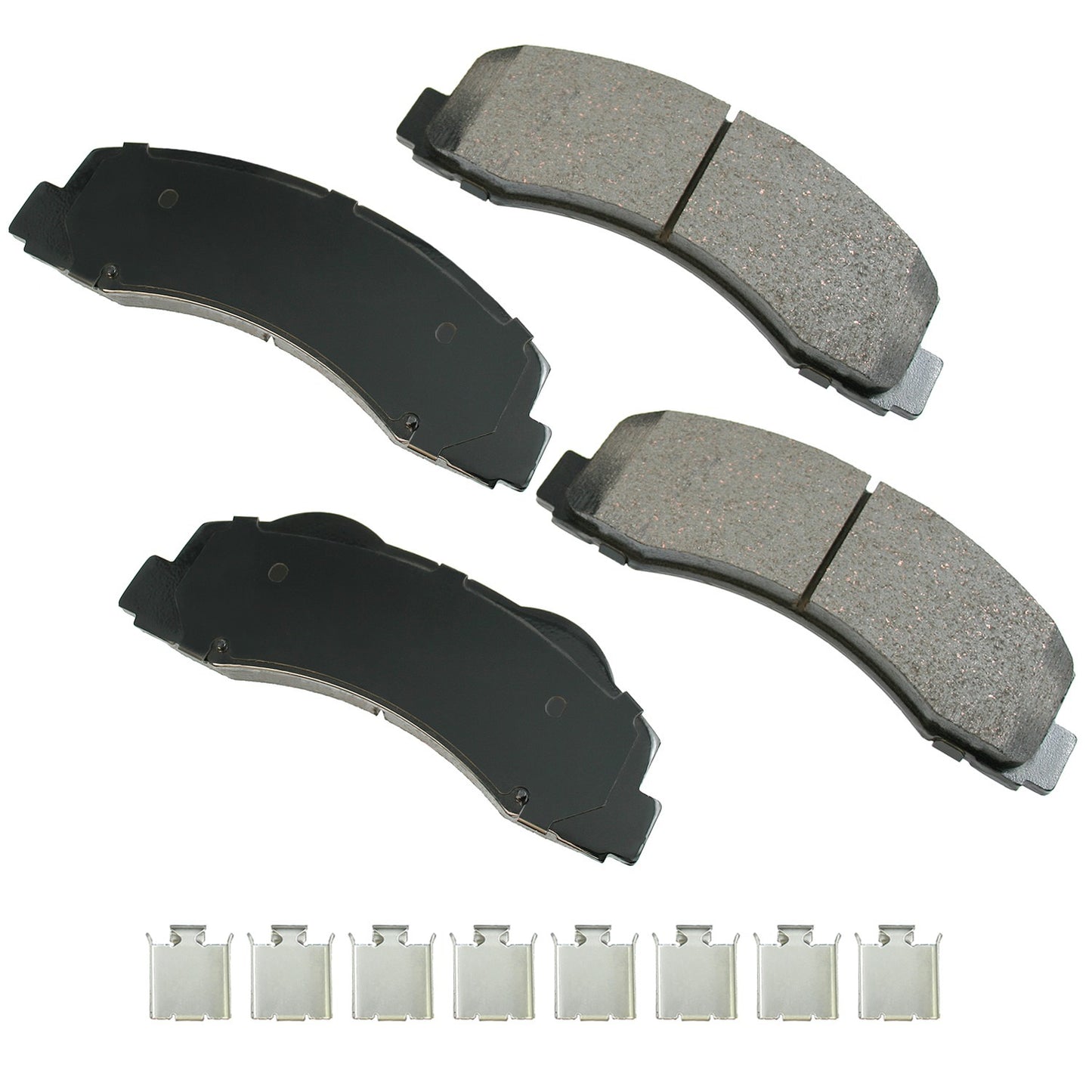 Akebono Brake Corporation Brake Pads - ProAct Ultra-Premium - Front - Ford Fullsize SUV / Truck 2010-19 - Set of 4