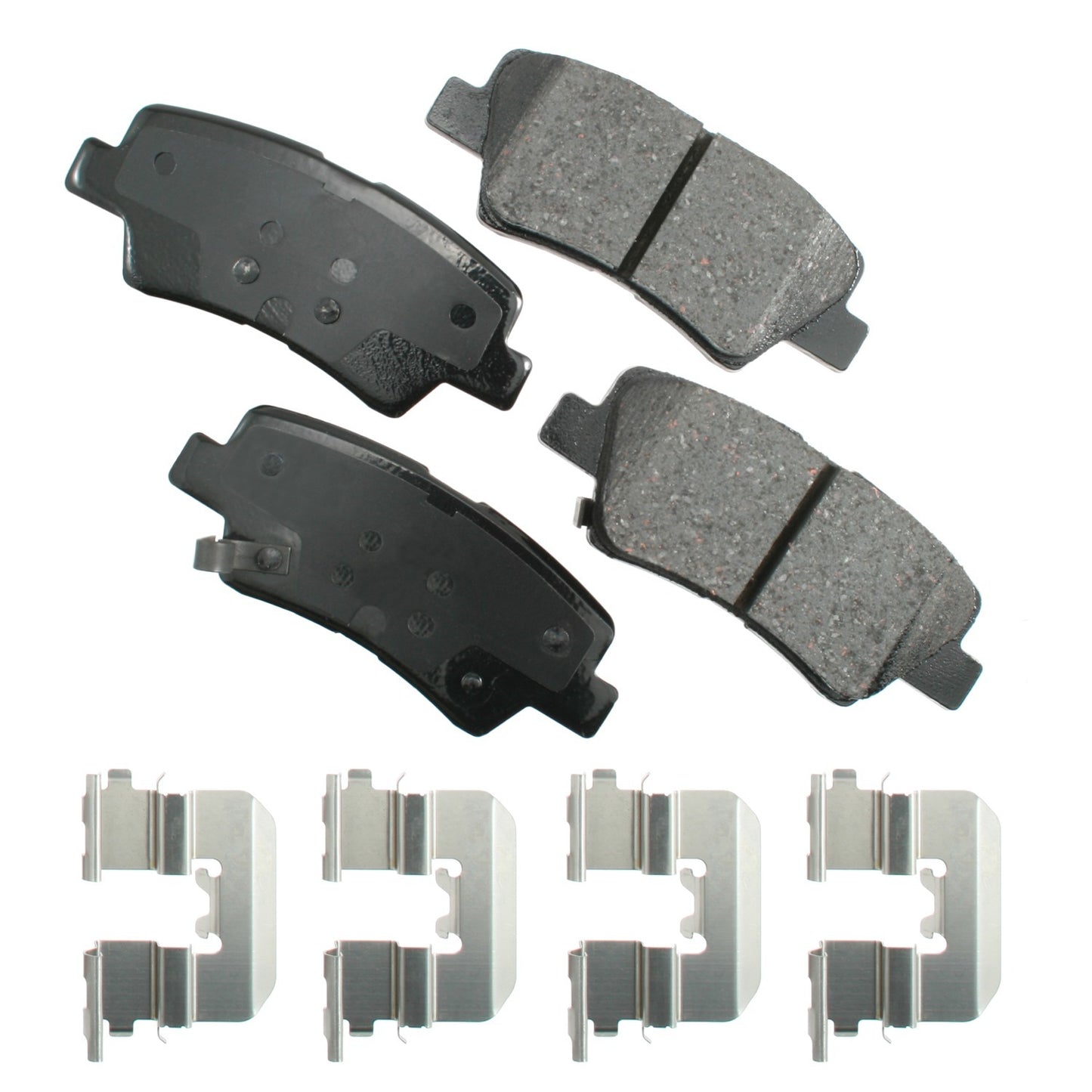 Akebono Brake Corporation Brake Pads - ProAct Ultra-Premium - Rear - Hyundai Azera 2010-17 / Sonata 2009-15 / Kia
