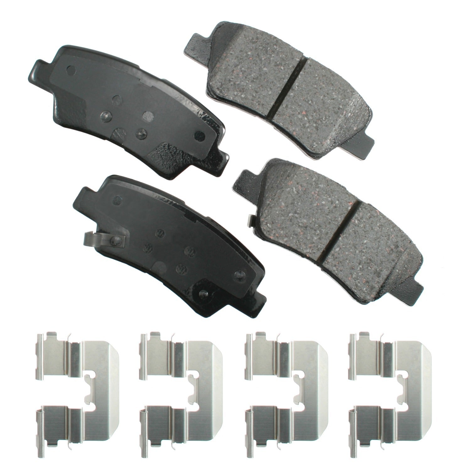 Akebono Brake Corporation Brake Pads - ProAct Ultra-Premium - Rear - Hyundai Azera 2010-17 / Sonata 2009-15 / Kia