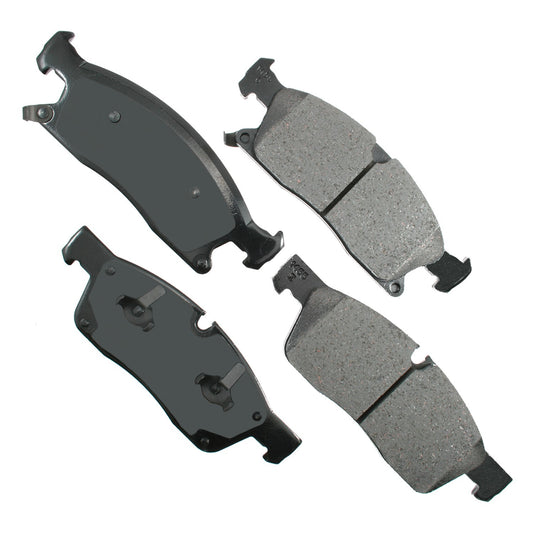 Akebono Brake Corporation Brake Pads - ProAct Ultra-Premium - Front - Dodge Midsize SUV 2011-21 - Set of 4