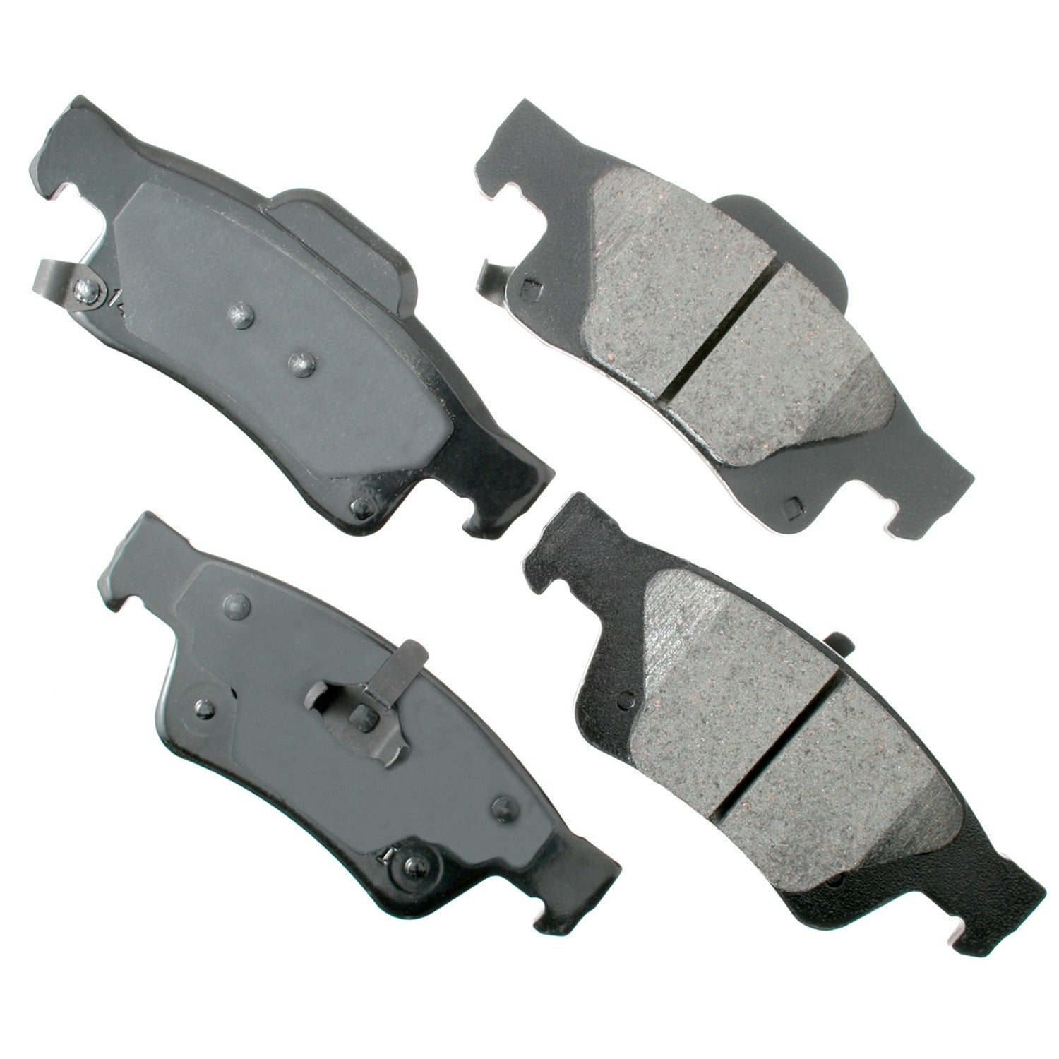 Akebono Brake Corporation Brake Pads - ProAct Ultra-Premium - Rear - Dodge Midsize SUV 2011-24 - Set of 4