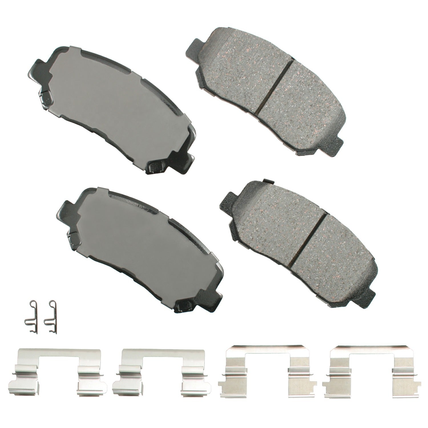 Akebono Brake Corporation Brake Pads - ProAct Ultra-Premium - Front - Jeep Cherokee 2014-17 / Mazda CX-5 2013-20 - Set