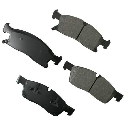 Akebono Brake Corporation Brake Pads - ProAct Ultra-Premium - Front - Dodge Midsize SUV 2011-24 - Set of 4