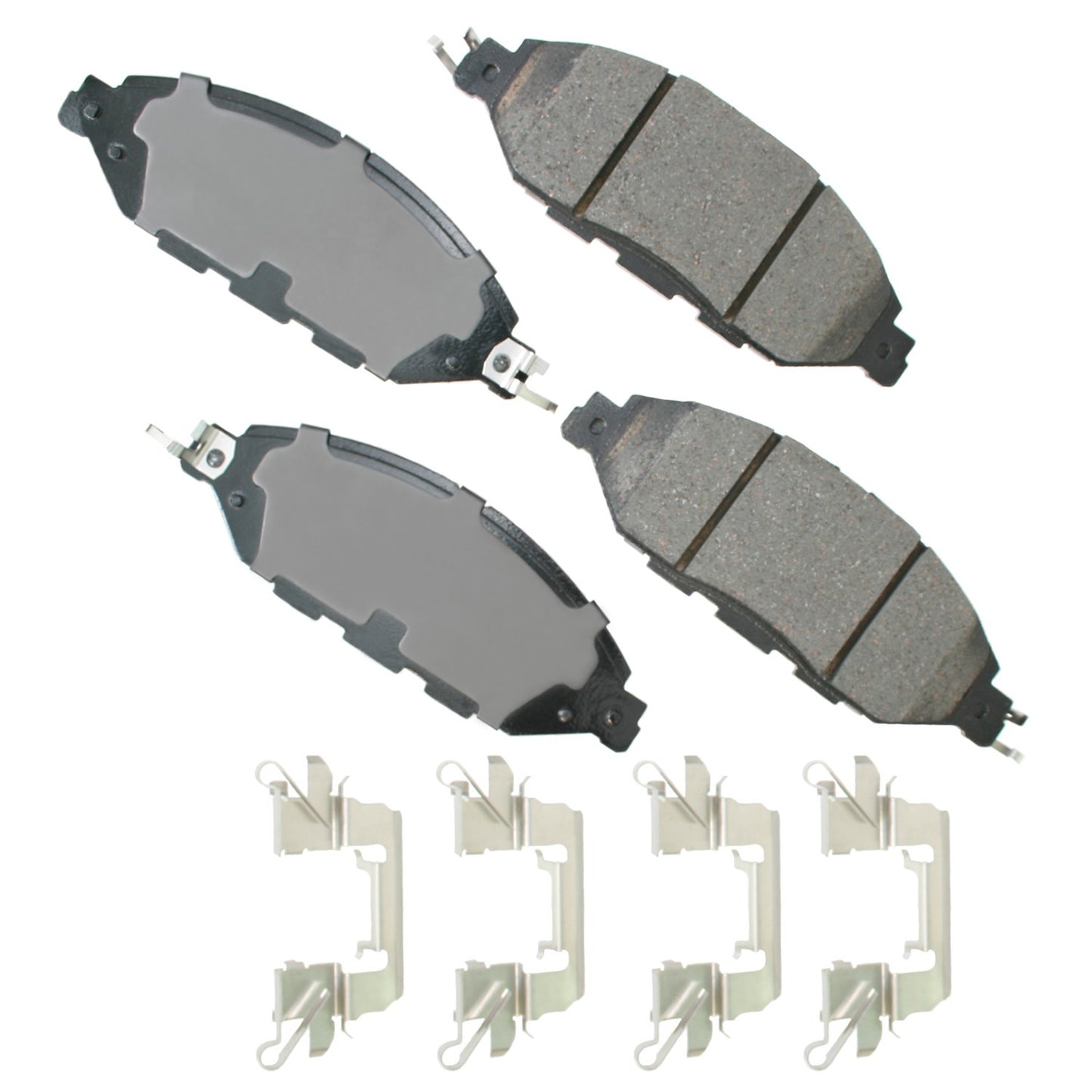 Akebono Brake Corporation Brake Pads - ProAct Ultra-Premium - Front - Infiniti / Nissan 2013-2024 - Set of 4