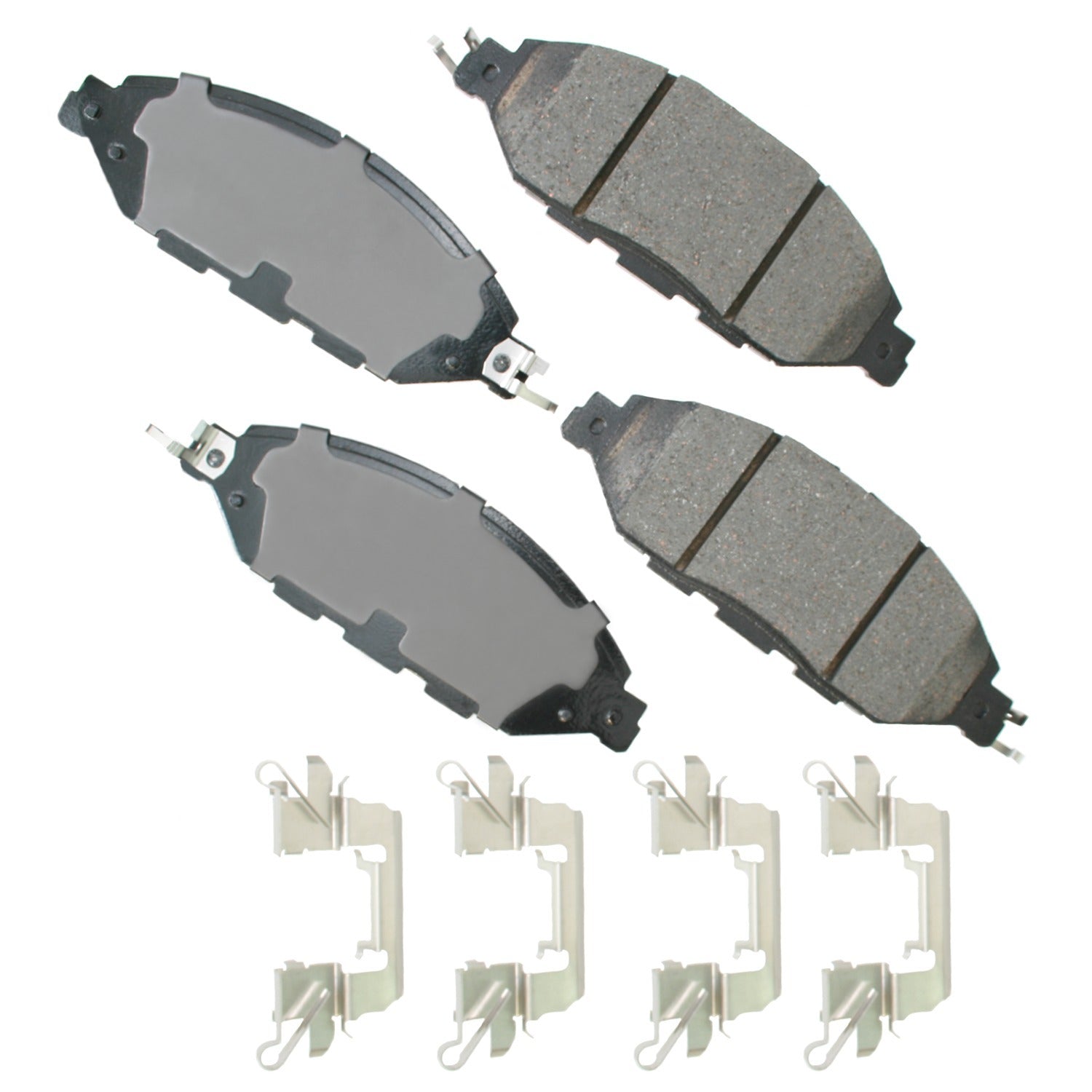Akebono Brake Corporation Brake Pads - ProAct Ultra-Premium - Front - Infiniti / Nissan 2013-2024 - Set of 4
