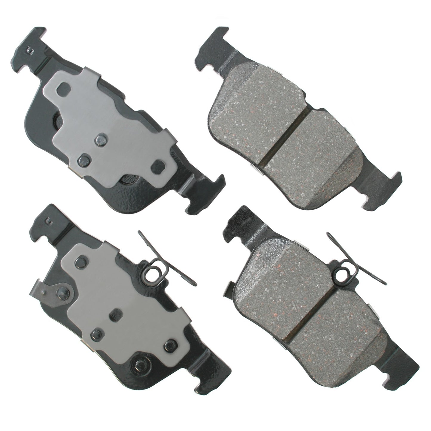 Akebono Brake Corporation Brake Pads - ProAct Ultra-Premium - Rear - Ford Compact SUV 2015-21 / Midsize SUV 2017-19 -