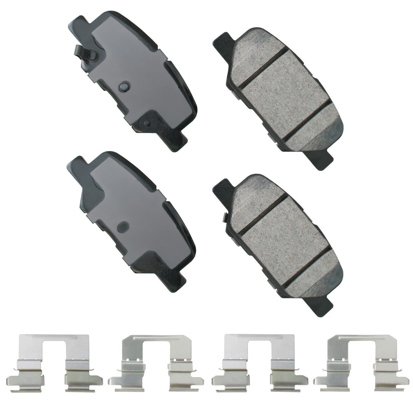 Akebono Brake Corporation Brake Pads - ProAct Ultra-Premium - Rear - Ford Compact SUV 2015-24 / Midsize SUV 2017-24 -