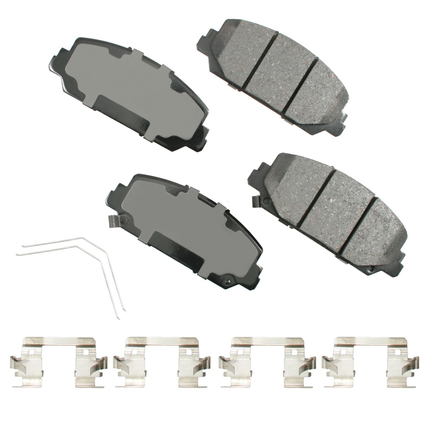 Akebono Brake Corporation Brake Pads - ProAct Ultra-Premium - Front - Acura / Honda 2013-2022 - Set of 4