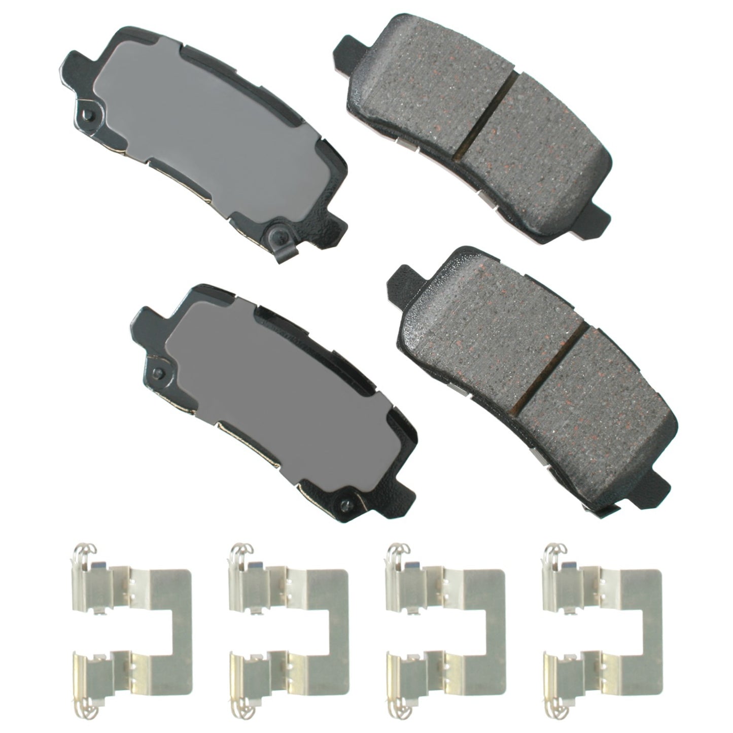 Akebono Brake Corporation Brake Pads - ProAct Ultra-Premium - Front - Hardware Included - Acura RLX / TLX 2014-20 -