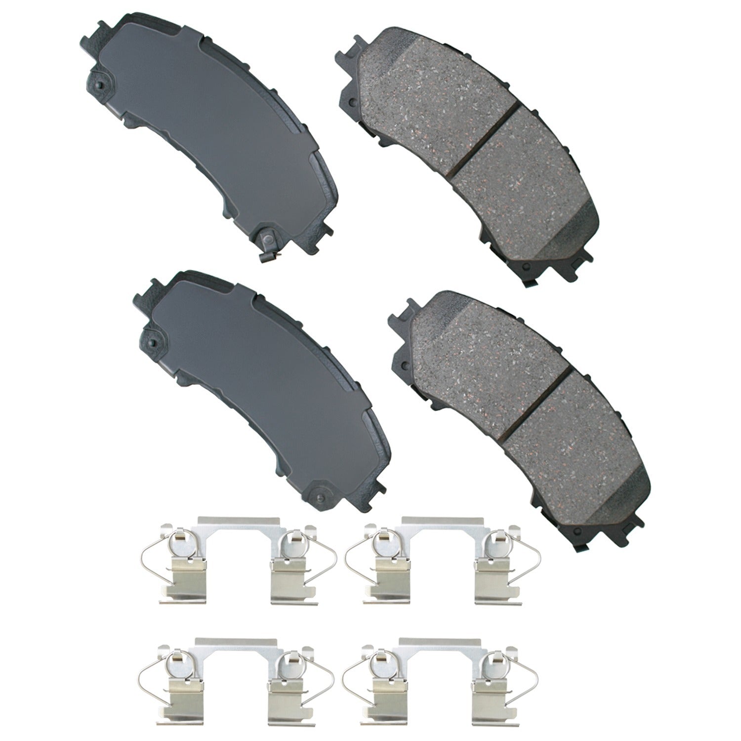 Akebono Brake Corporation Brake Pads - ProAct Ultra-Premium - Front - Infiniti Q Series 2014-24 - Set of 4
