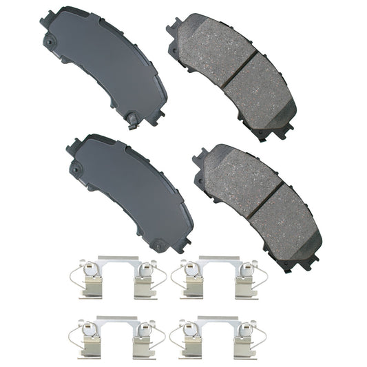 Akebono Brake Corporation Brake Pads - ProAct Ultra-Premium - Front - Infiniti Q Series 2014-24 - Set of 4
