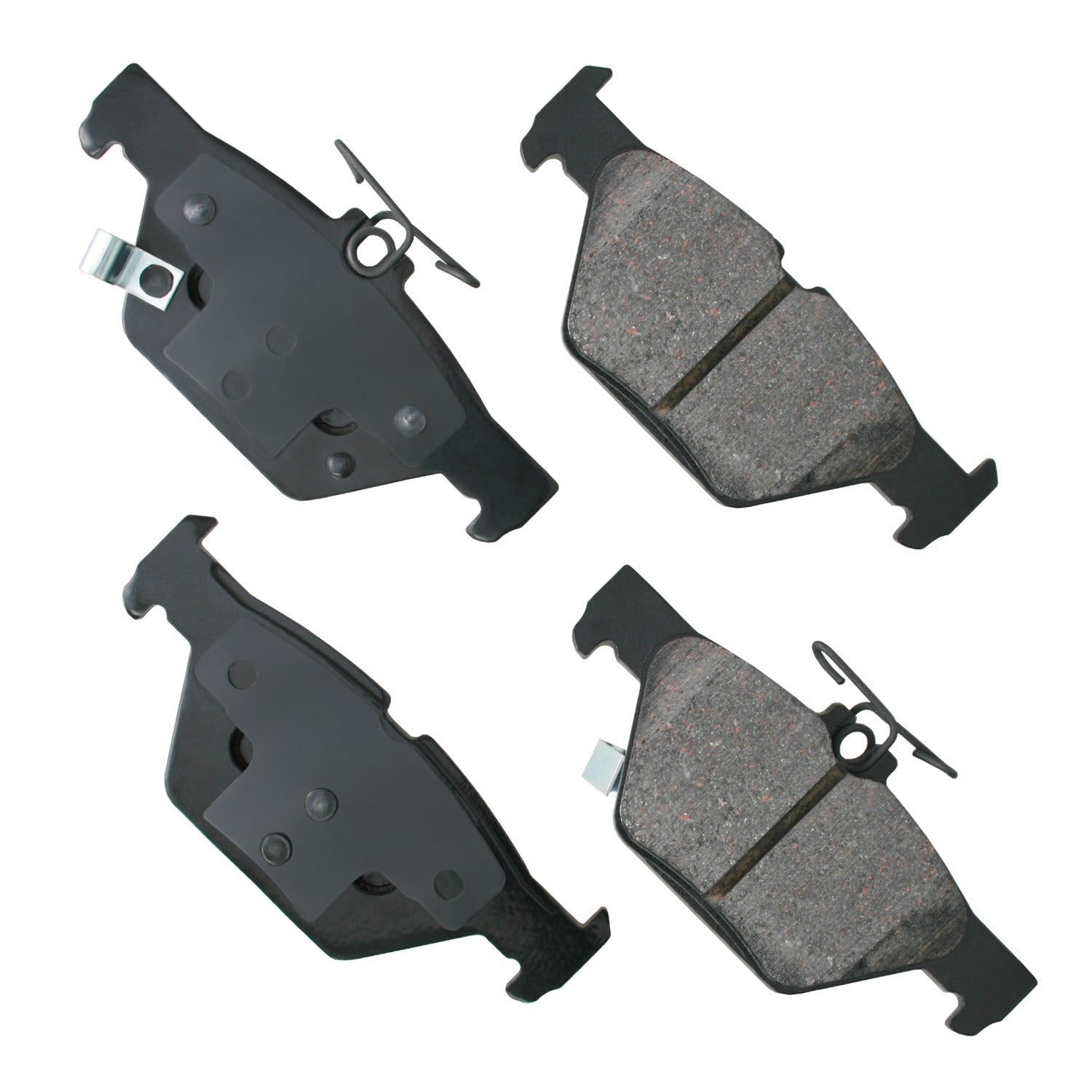 Akebono Brake Corporation Brake Pads - ProAct Ultra-Premium - Rear - Subaru Forester / Legacy 2015-24 - Set of 4