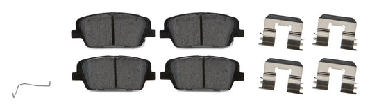 Akebono Brake Corporation Brake Pads - ProAct Ultra-Premium - Rear - Hardware Included - Hyundai Santa Fe 2017-19 -