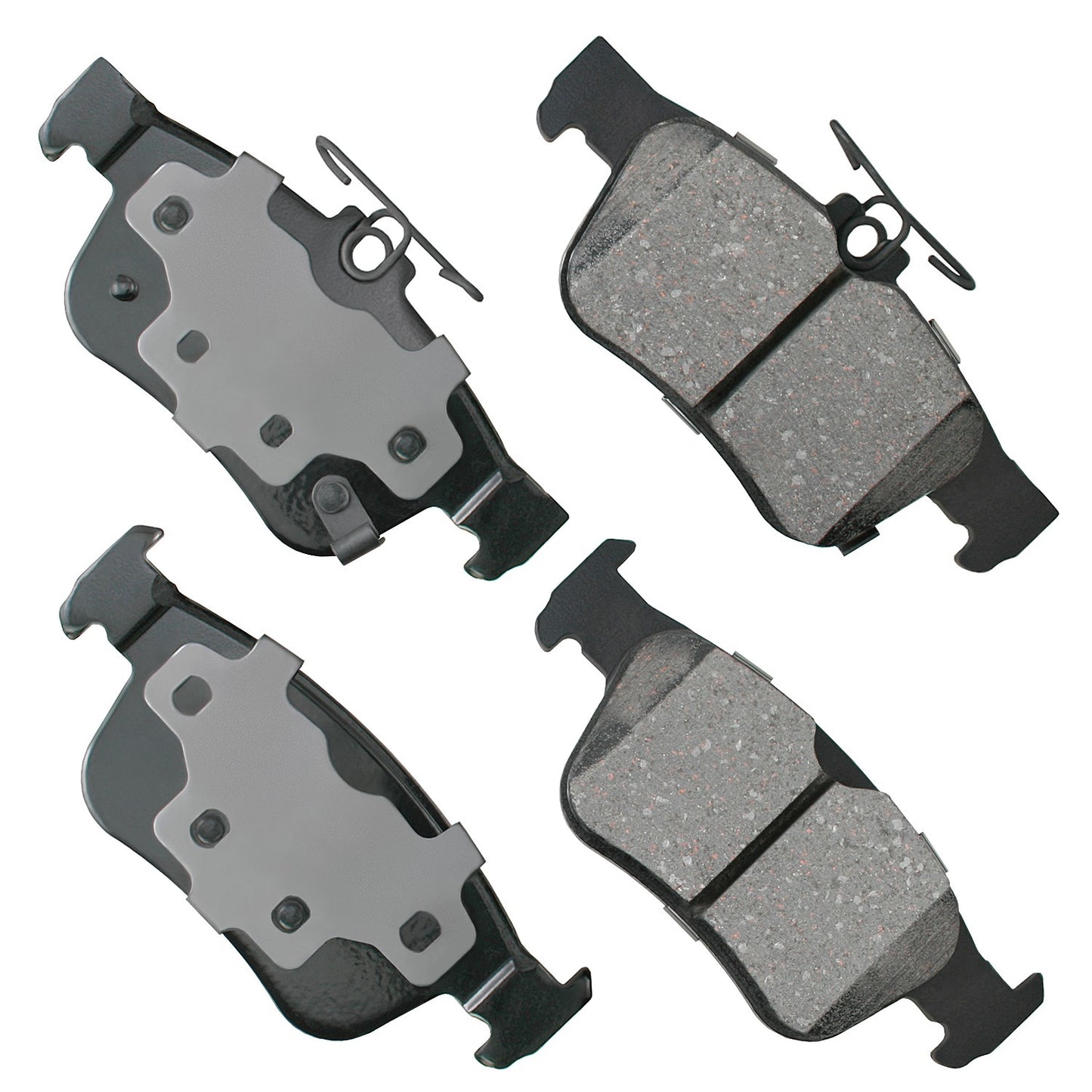 Akebono Brake Corporation Brake Pads - ProAct Ultra-Premium - Rear - Honda Civic 2016-24 - Set of 4