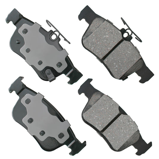 Akebono Brake Corporation Brake Pads - ProAct Ultra-Premium - Rear - Honda Civic 2016-24 - Set of 4