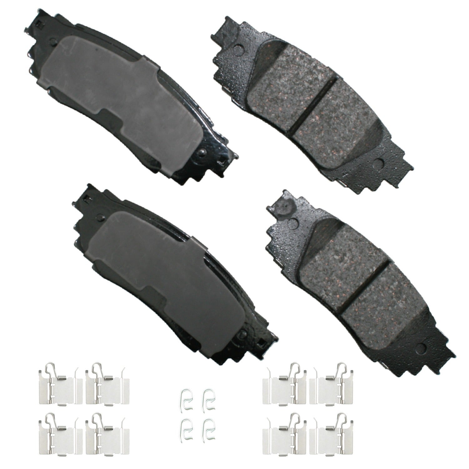Akebono Brake Corporation Brake Pads - ProAct Ultra-Premium - Rear - Lexus / Toyota 2015-20 - Set of 4